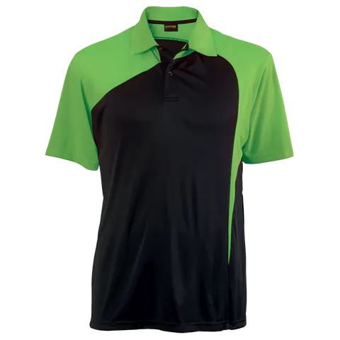 Mens Torpedo Golfer - Black With Lime