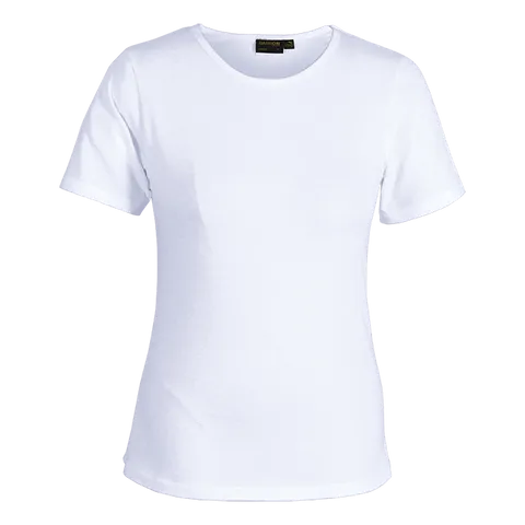 Ladies Organic Cotton Crew Neck T-Shirt - White