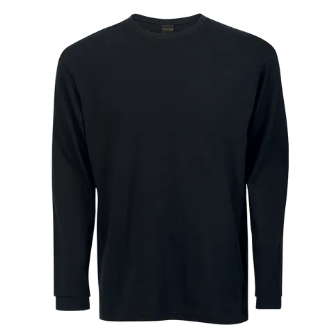 170g Barron Long Sleeve T-Shirt - Black