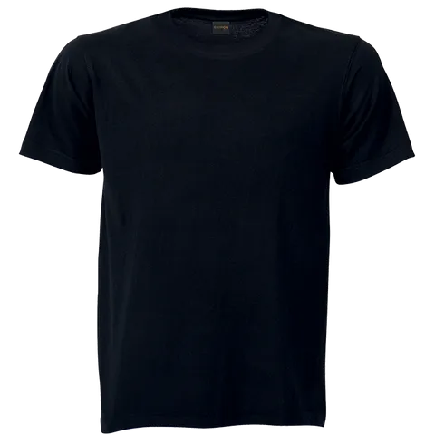 170g Barron Combed Cotton Crew Neck T-Shirt - Black