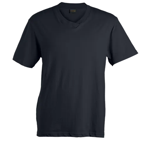 180g Barron V-Neck T-Shirt - Black