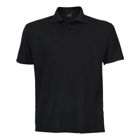 Value Pique Knit Golfer - Black