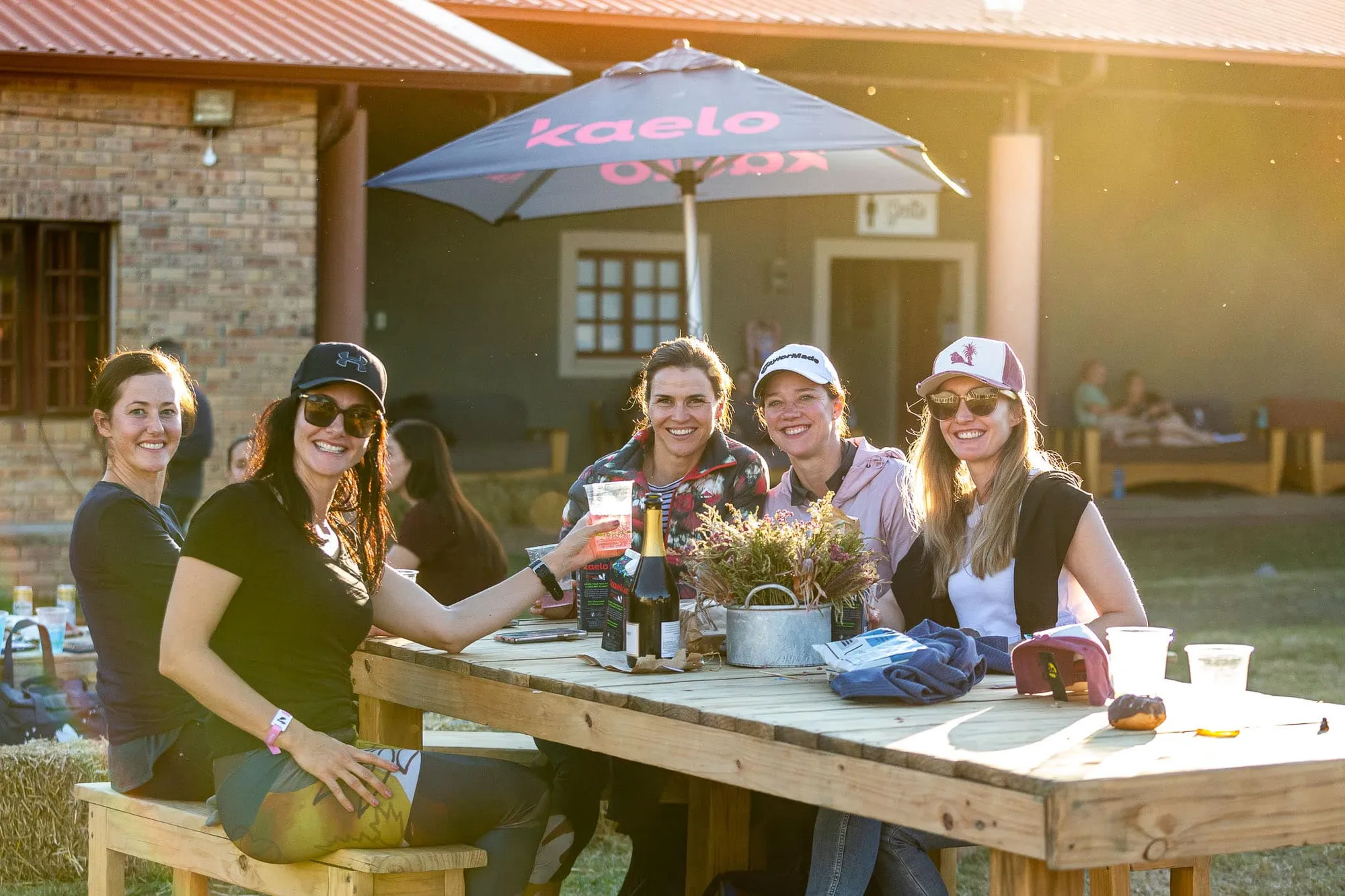 Kaelo branded umbrellas 