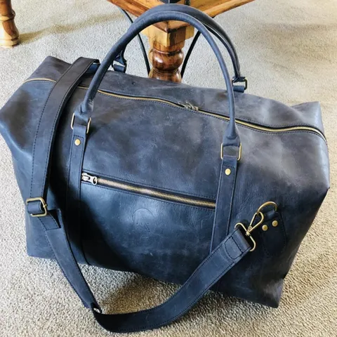 MS Leather Travel Bag