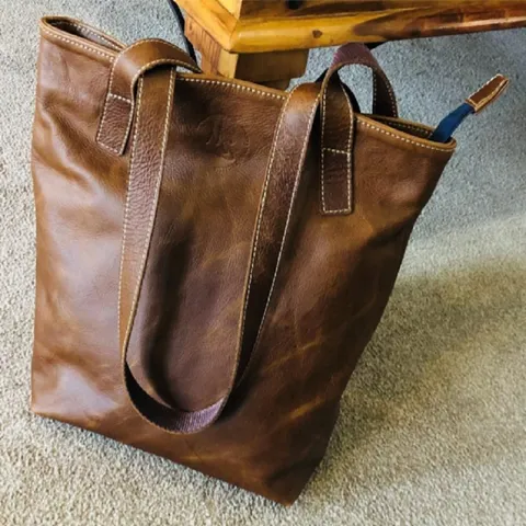 MS Leather Tote Bag 93