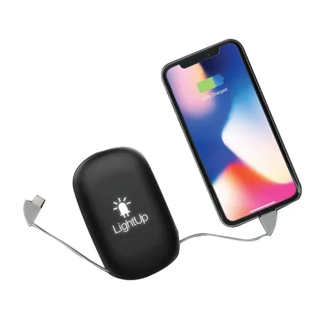 Tarsus - Memorii 10000Mah Wireless Power Bank With Light-Up Logo