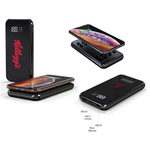 jinotega    memorii 8000mah glass screen wireless powerbank