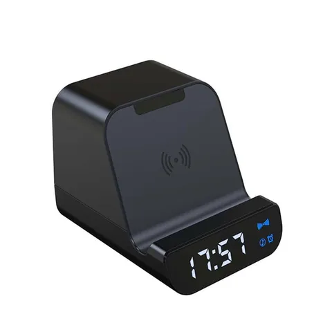 somoto    memorii 5w speaker w  4000mah wireless powerbank   alarm clock  2 