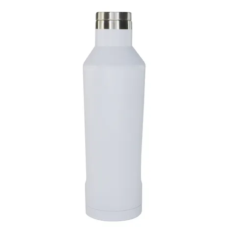 galati   hans larsen double wall stainless steel water bottle   white  2 
