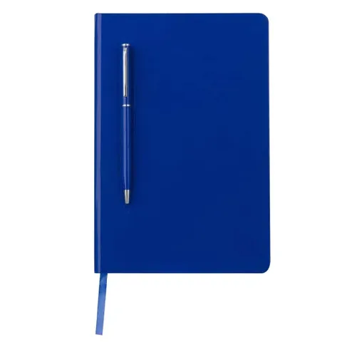 CAMPINA - Giftology A5 Hard Cover Notebook with Metal Pen - Royal Blue