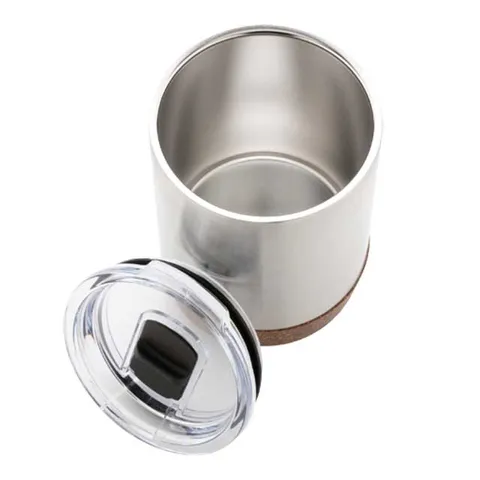 almelo   hans larsen insulated flask   tumbler set   silver  2 