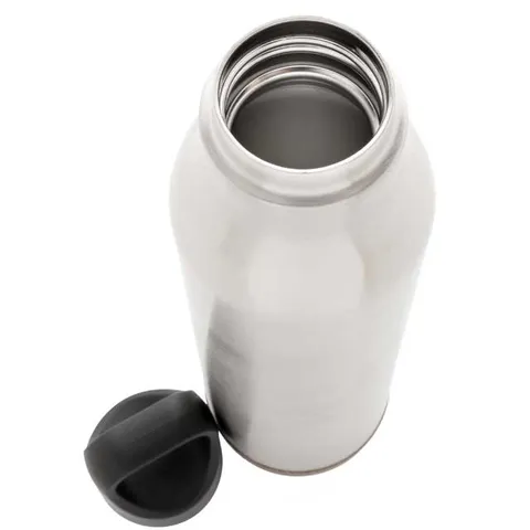 almelo   hans larsen insulated flask   tumbler set   silver  3 