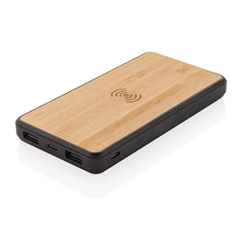 askas    memorii 8000 mah bamboo wireless powerbank  anti microbial 