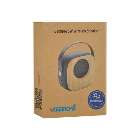kobryn    memorii bamboo bluetooth speaker  anti microbial   3 