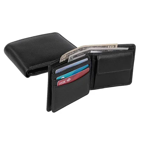 TOLUCA - SANTHOME Men's Wallet In Genuine Leather Anti-microbial