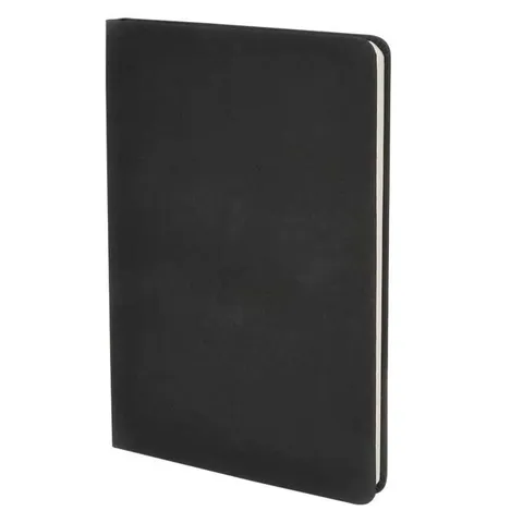 orsha   santhome a5 sustainable eco friendly notebook   black  anti microbial 